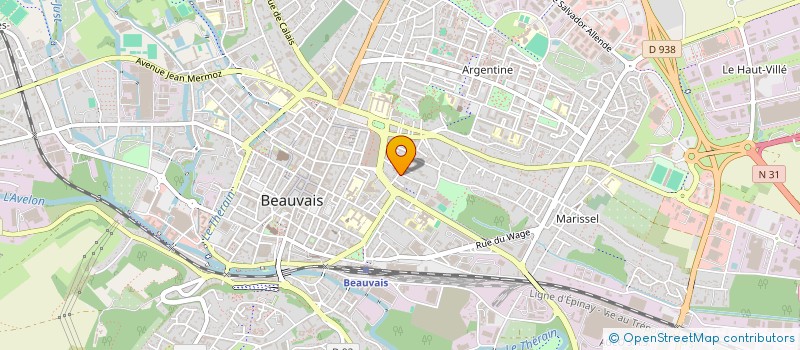 localisation de l'entreprise MADAME CLAIRE DO LUGAR  BEAUVAIS