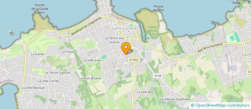 localisation de l'entreprise MADAME CLAIRE DODARD  SAINT-LUNAIRE