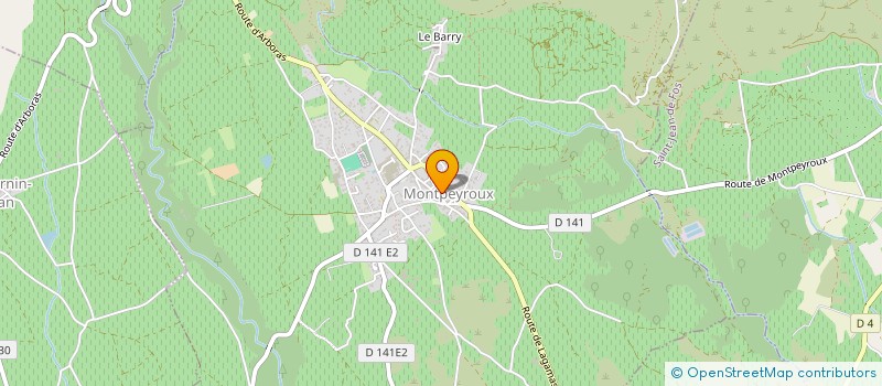 localisation de l'entreprise MADAME CLAIRE DODIN à MONTPEYROUX
