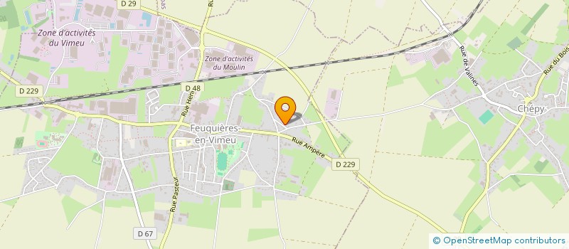 localisation de l'entreprise MADAME CLAIRE DOHEN  FEUQUIERES-EN-VIMEU