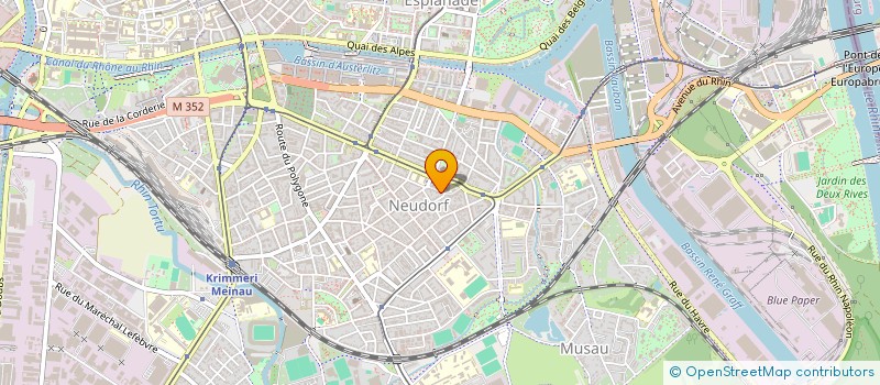 localisation de l'entreprise MADAME CLAIRE DOMINGO à STRASBOURG
