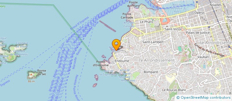 localisation de l'entreprise MADAME CLAIRE DONETTI à MARSEILLE