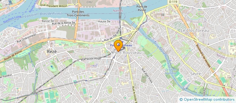 localisation de l'entreprise MADAME CLAIRE DONNY  REZE