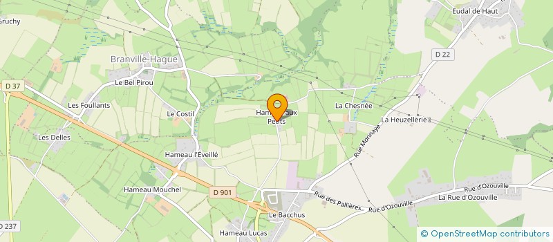 localisation de l'entreprise MADAME CLAIRE DORANGE à LA HAGUE