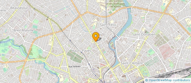 localisation de l'entreprise MADAME CLAIRE DORE à NANTES