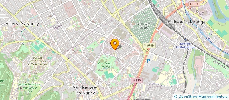localisation de l'entreprise MADAME CLAIRE DOSSMANN à VANDŒUVRE-LES-NANCY