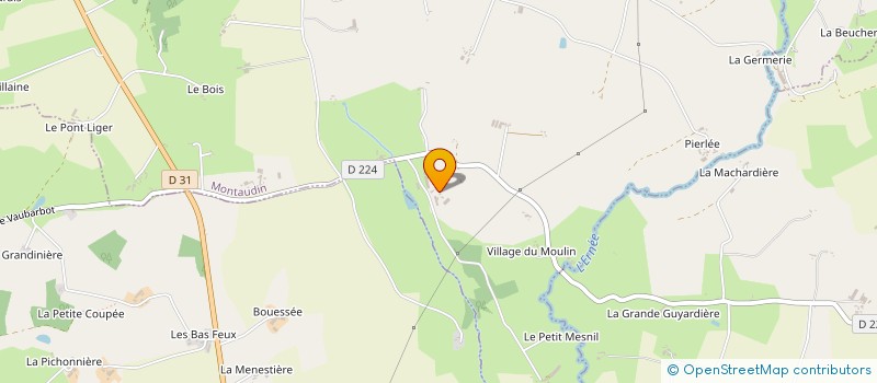 localisation de l'entreprise MADAME CLAIRE DOUDARD  MONTAUDIN