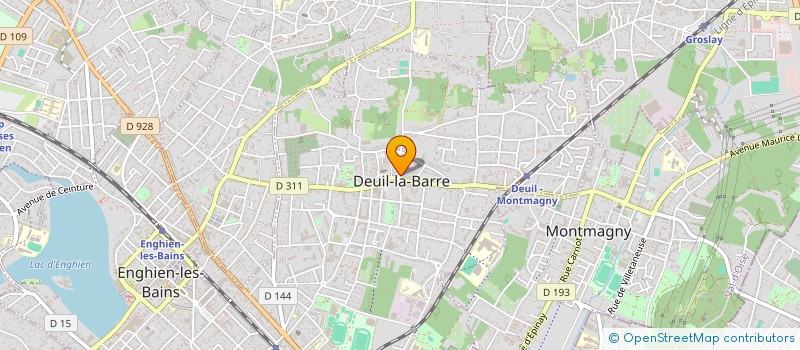 localisation de l'entreprise MADAME CLAIRE DOUSSARD  DEUIL-LA-BARRE