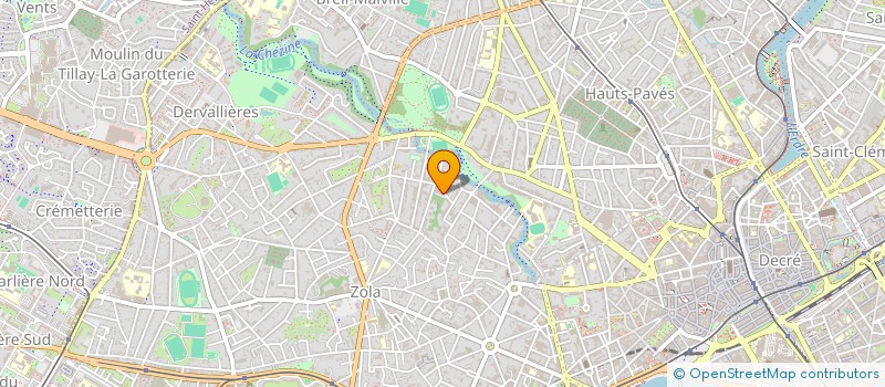 localisation de l'entreprise MADAME CLAIRE DROUET à NANTES