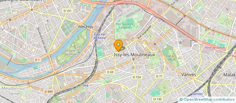 localisation de l'entreprise MADAME CLAIRE DROUGLAZET à ISSY-LES-MOULINEAUX