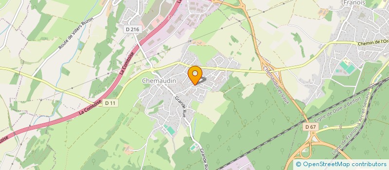 localisation de l'entreprise MADAME CLAIRE DROUVILLE  CHEMAUDIN ET VAUX