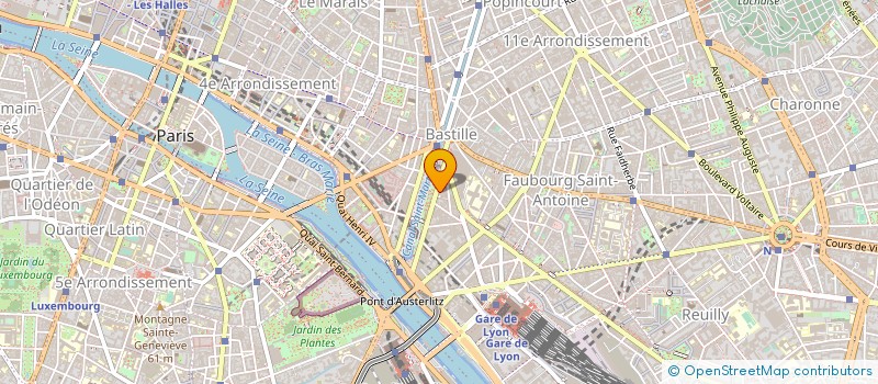 localisation de l'entreprise MADAME CLAIRE DRUMMOND  PARIS