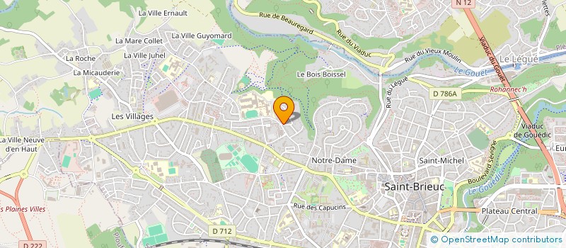 localisation de l'entreprise MADAME CLAIRE DUAULT à SAINT-BRIEUC
