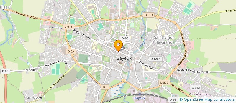 localisation de l'entreprise MADAME CLAIRE DUCHEMIN  BAYEUX