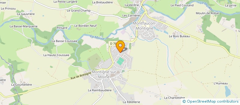 localisation de l'entreprise MADAME CLAIRE DUCHEMIN à SEVREMOINE