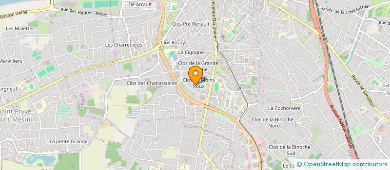 localisation de l'entreprise MADAME CLAIRE DUCHENE  ORLEANS
