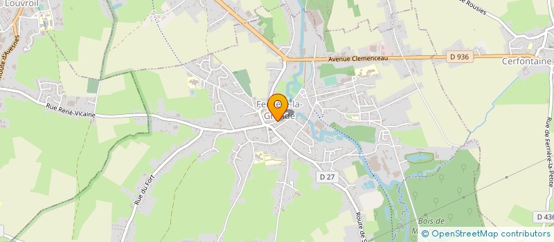 localisation de l'entreprise MADAME CLAIRE DUCRO  FERRIERE-LA-GRANDE