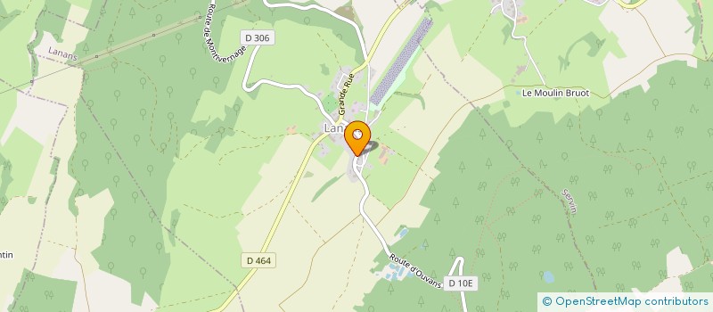 localisation de l'entreprise MADAME CLAIRE DUFAY  LANANS