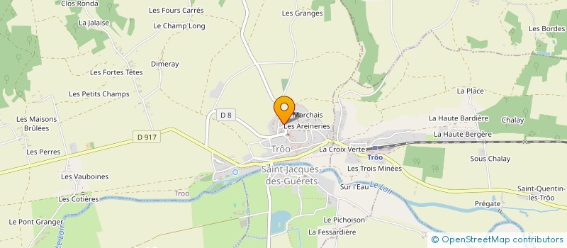 localisation de l'entreprise MADAME CLAIRE DUFRENNE à TROO