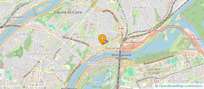 localisation de l'entreprise MADAME CLAIRE DUGELAY  CALUIRE-ET-CUIRE