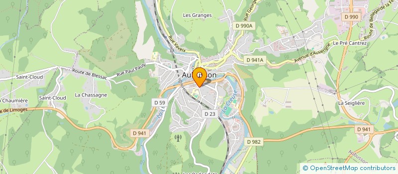 localisation de l'entreprise MADAME CLAIRE DUMAINE à SAINT-SATURNIN