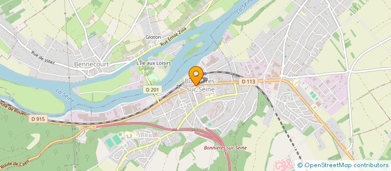 localisation de l'entreprise MADAME CLAIRE DUMINY  BONNIERES-SUR-SEINE