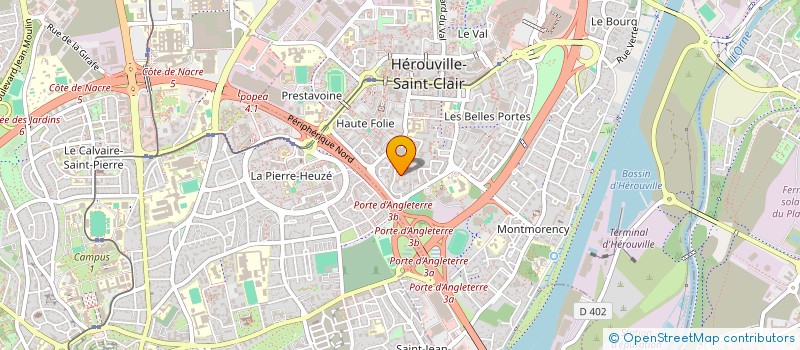 localisation de l'entreprise MADAME CLAIRE DUPONT à HEROUVILLE-SAINT-CLAIR