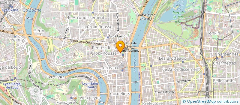 localisation de l'entreprise MADAME CLAIRE DUPUPET  LYON