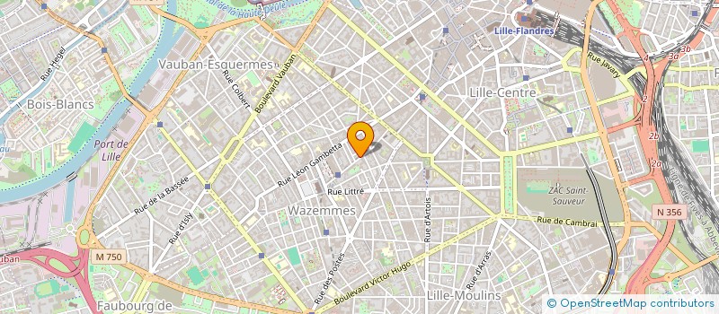 localisation de l'entreprise MADAME CLAIRE DUPUY  LILLE