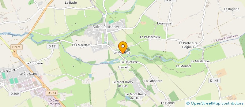 localisation de l'entreprise MADAME CLAIRE DUQUESNE  MONTMARTIN-SUR-MER