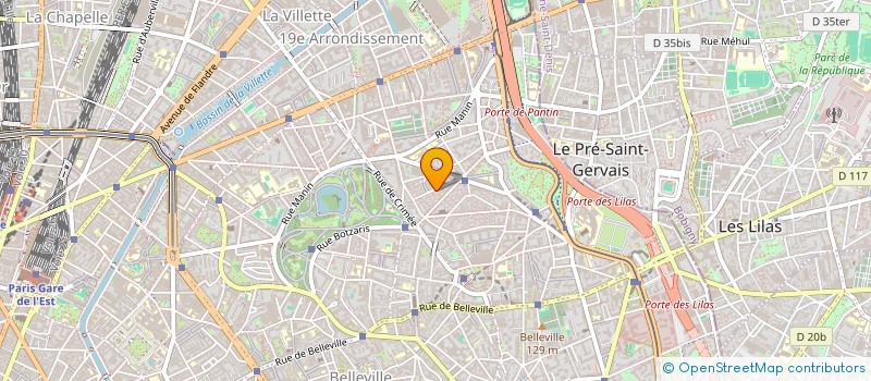 localisation de l'entreprise MADAME CLAIRE DURAND  PARIS