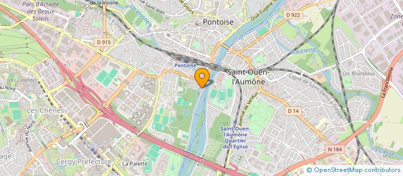 localisation de l'entreprise MADAME CLAIRE DURAND à PONTOISE