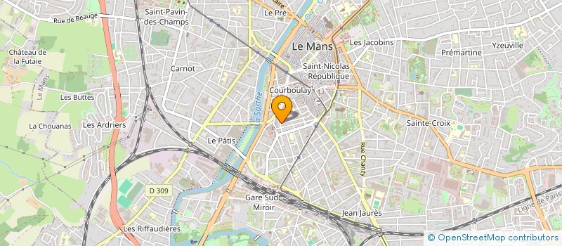 localisation de l'entreprise MADAME CLAIRE DURAND  LE MANS