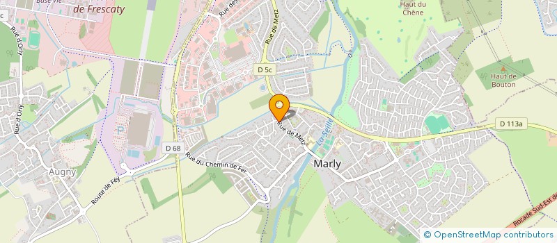 localisation de l'entreprise MADAME CLAIRE DURAND  MARLY