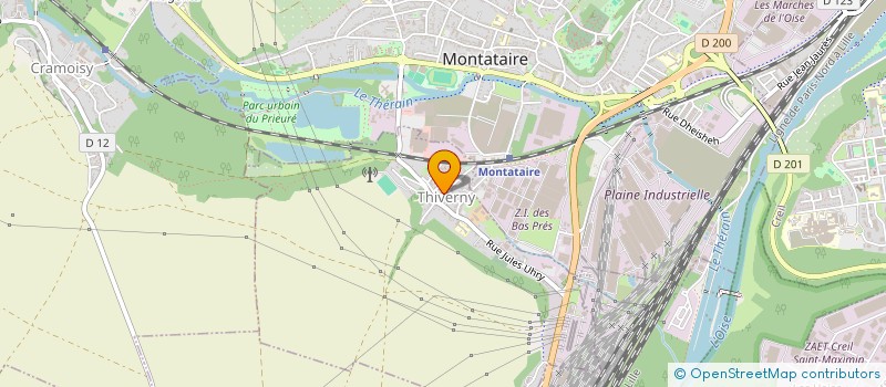 localisation de l'entreprise MADAME CLAIRE DURET à MONTATAIRE