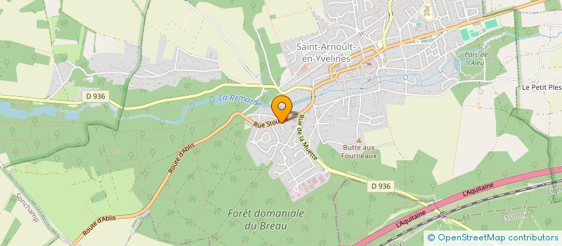 localisation de l'entreprise MADAME CLAIRE DUROU à SAINT-ARNOULT-EN-YVELINES