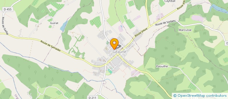 localisation de l'entreprise MADAME CLAIRE DUSSARRAT  GEAUNE