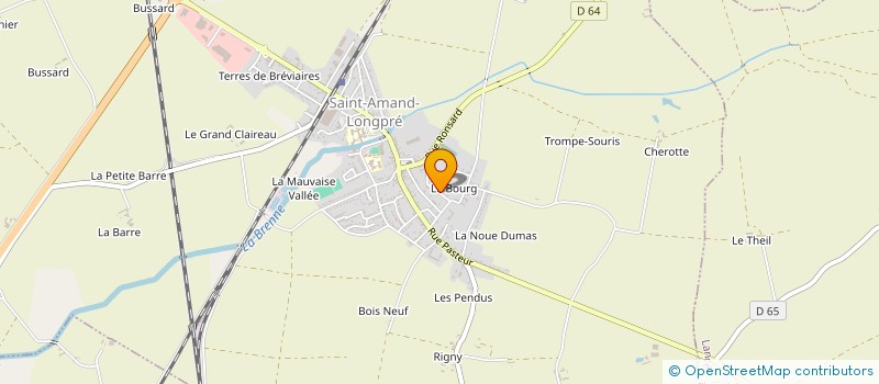 localisation de l'entreprise MADAME CLAIRE DUTILLEUL  SAINT-AMAND-LONGPRE