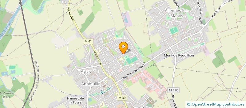 localisation de l'entreprise MADAME CLAIRE DUTOIT  ANNULLIN