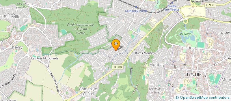 localisation de l'entreprise MADAME CLAIRE EDELINE  BURES-SUR-YVETTE