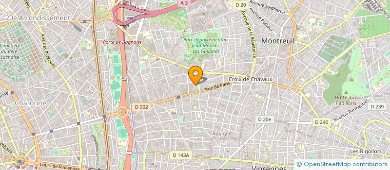 localisation de l'entreprise MADAME CLAIRE ELIOT à MONTREUIL