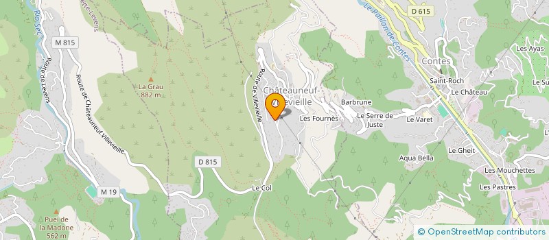 localisation de l'entreprise MADAME CLAIRE ELISE HELENE VALENTI à CHATEAUNEUF-VILLEVIEILLE