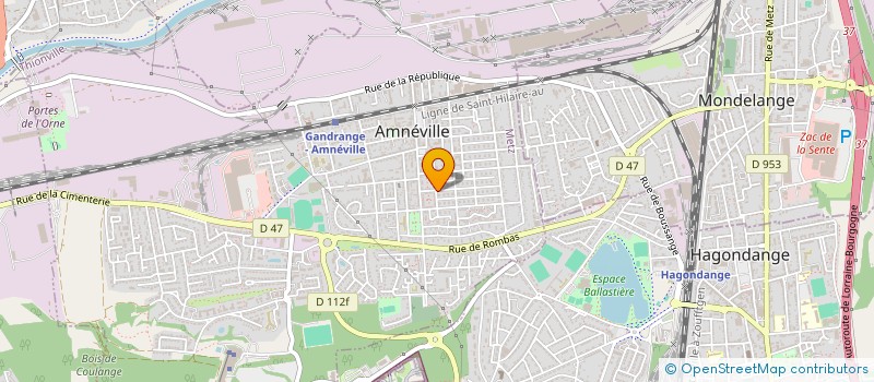 localisation de l'entreprise MADAME CLAIRE ELISEI  AMNEVILLE