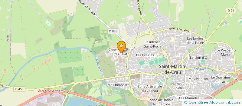 localisation de l'entreprise MADAME CLAIRE EMANUEL à SAINT-MARTIN-DE-CRAU