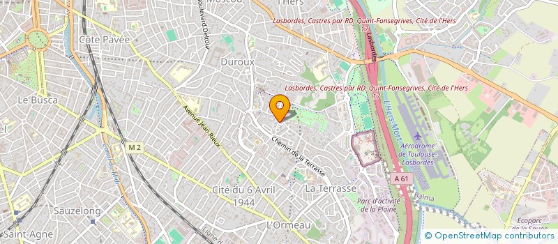 localisation de l'entreprise MADAME CLAIRE-EMMANUELLE GENRE à TOULOUSE