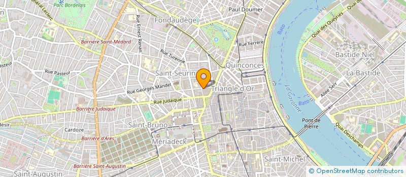 localisation de l'entreprise MADAME CLAIRE ESPINASSE  BORDEAUX