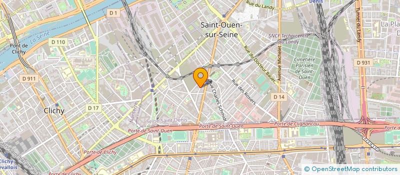 localisation de l'entreprise MADAME CLAIRE ESPINOSA à SAINT-OUEN-SUR-SEINE