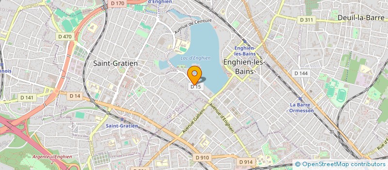 localisation de l'entreprise MADAME CLAIRE ESTEVE à ENGHIEN-LES-BAINS