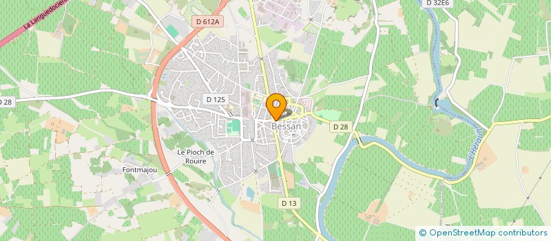 localisation de l'entreprise MADAME CLAIRE ESTOURNET  BESSAN