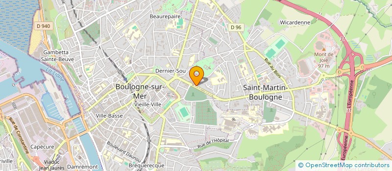 localisation de l'entreprise MADAME CLAIRE EUCHIN  SAINT-MARTIN-BOULOGNE